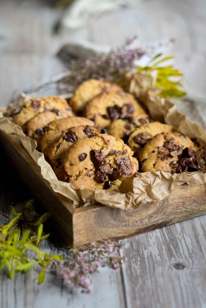 Chocolate CHips cookies, pravé americké cookies s hořkou a mléčnou čokoládou