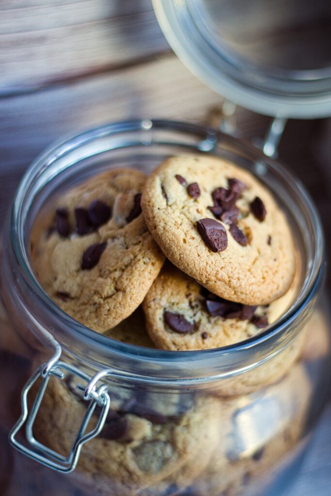 Chocolate CHips cookies, pravé americké cookies s hořkou a mléčnou čokoládou