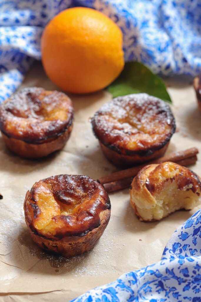 Pastel de Nata, portugalské vaječní koláčky v listovém těstě