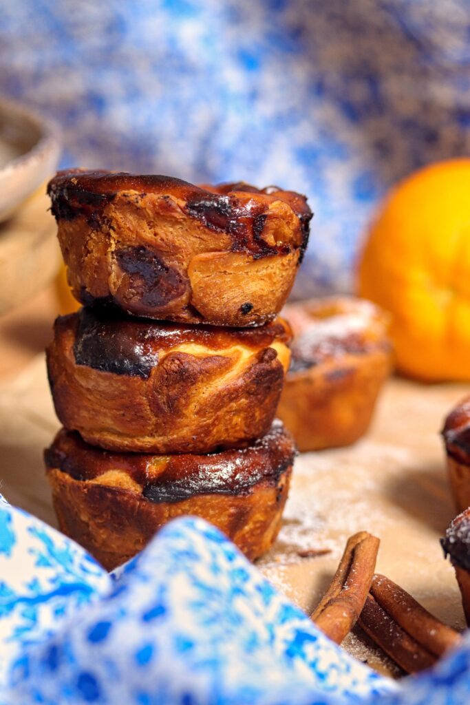 Pastel de Nata, portugalské vaječní koláčky v listovém těstě