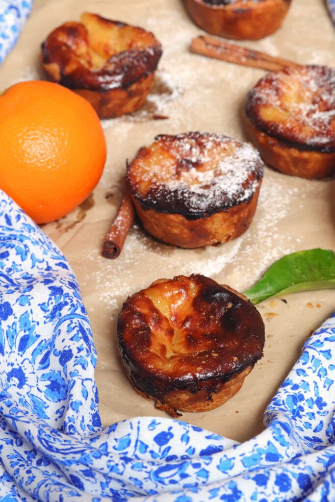 Pastel de Nata, portugalské vaječní koláčky v listovém těstě