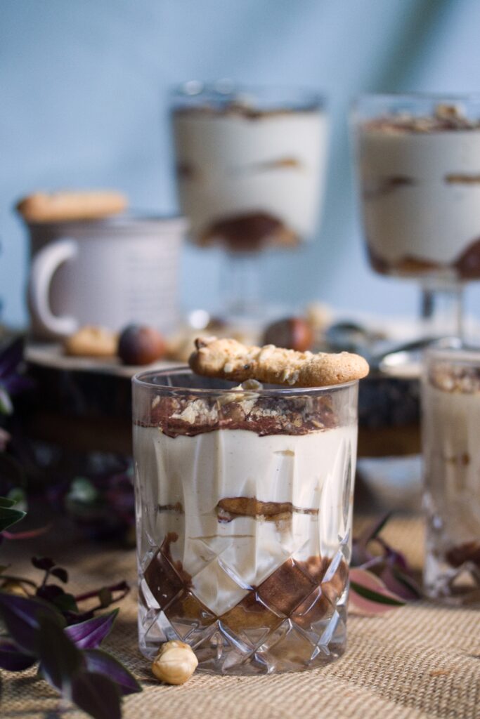 Tiramisu s lískovými oříšky